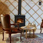 Luxury tent Unieke Yurt In Het Bos Met Jacuzzi En Sauna