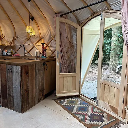 Unieke Yurt In Het Bos Met Jacuzzi En Sauna Erp