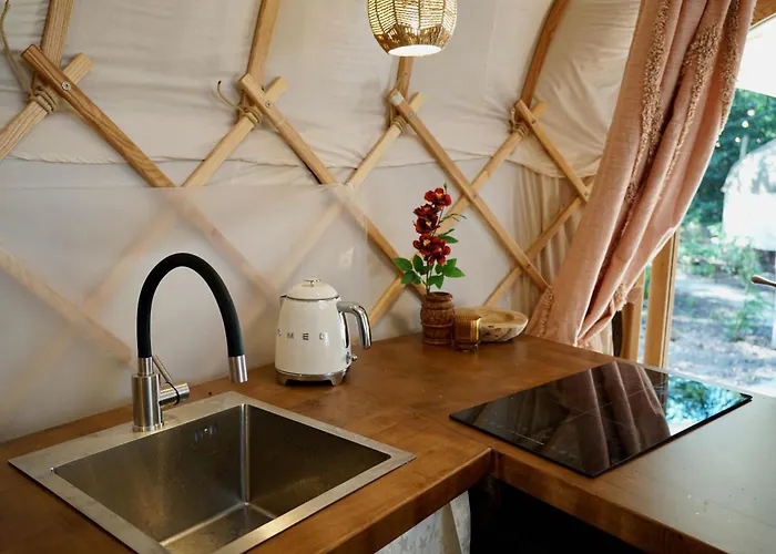 Unieke Yurt In Het Bos Met Jacuzzi En Sauna Luxussátor Erp