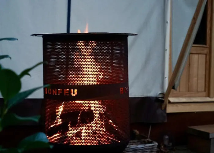 Unieke Yurt In Het Bos Met Jacuzzi En Sauna * Erp