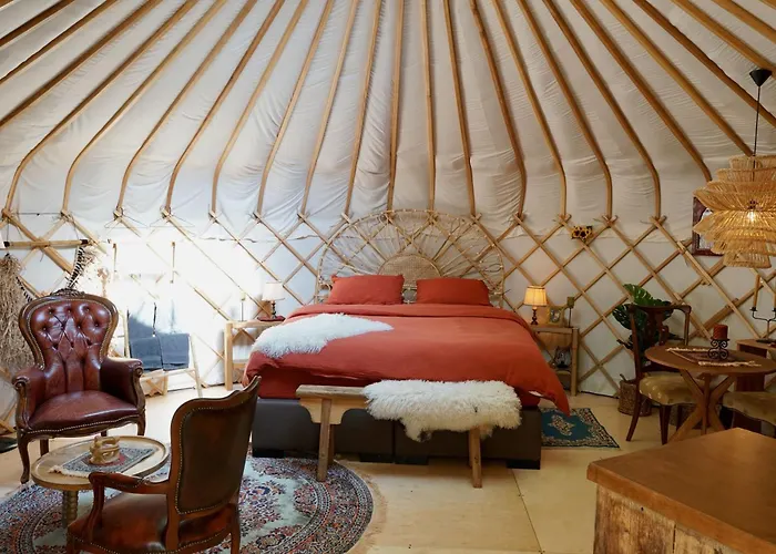 Unieke Yurt In Het Bos Met Jacuzzi En Sauna *