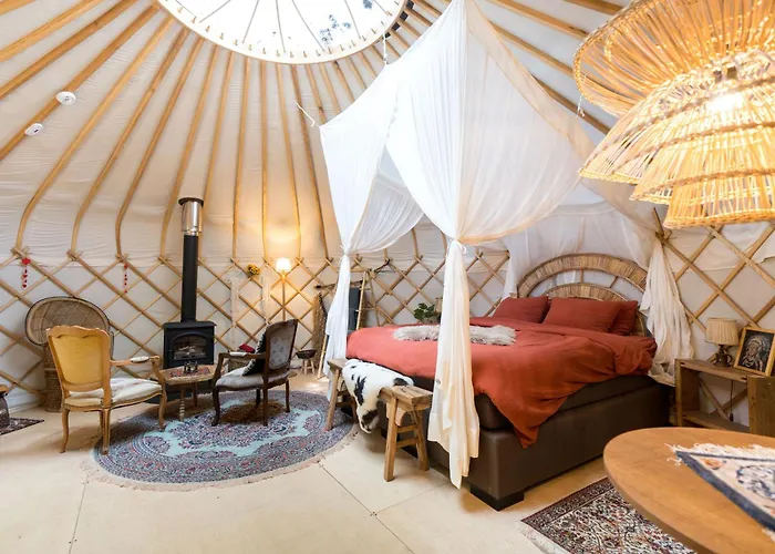 Unieke Yurt In Het Bos Met Jacuzzi En Sauna *